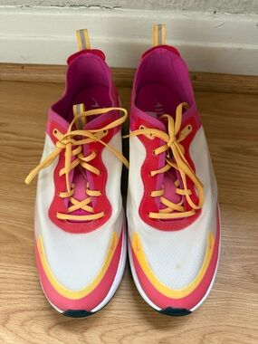 Nike Women's White, Pink & Yellow Athletic Sneakers